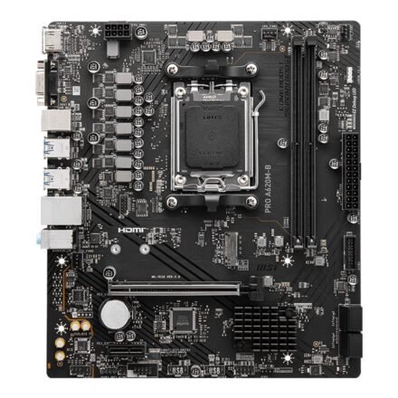 MSI MSI PRO A620M-B | Processor family AMD | Processor socket AM5 | DDR5 | Supported hard disk drive interfaces SATA, M.2 | Number of SATA connectors 4 PRO A620M-B