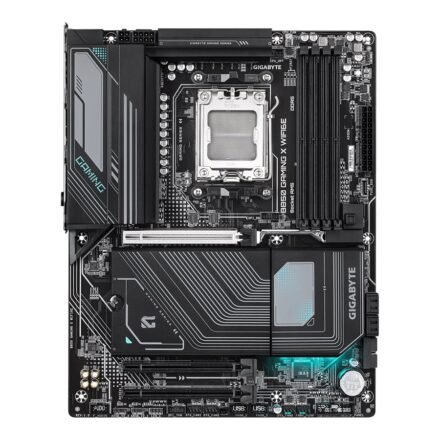 Gigabyte Gigabyte B850 GAMING X WIFI6E | Processor family AMD | Processor socket AM5 | DDR5 | Supported hard disk drive interfaces SATA, M.2 | Number of SATA connectors 4 B850 GAMING X WIFI6E