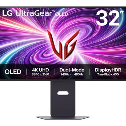 LG LG | 32GS95UV-B | 32 " | OLED | 16:9 | 240 Hz | 0.03 ms | 3840 x 2160 pixels | 275 cd/m² | HDMI ports quantity 2 32GS95UV-B.AEU