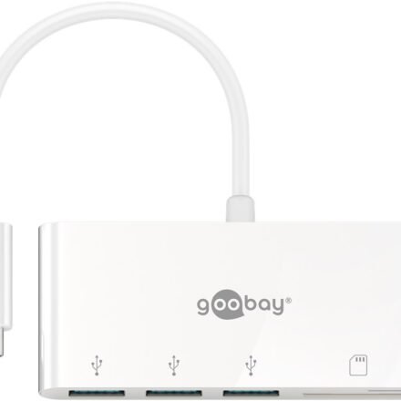 Goobay Goobay USB-C Multiport Adapter to 3x USB-A, Cardreader | 40759 40759
