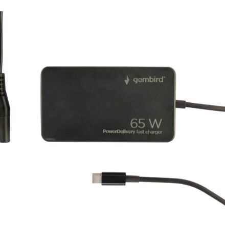 Cablexpert Cablexpert 65 W PowerDelivery GaN USB Type-C Fast Charger | NPA-AC-PDQC65-01 NPA-AC-PDQC65-01