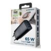 Cablexpert Cablexpert 3-port 65 W GaN USB PowerDelivery fast charger | TA-UC-PDQC65-01-BK TA-UC-PDQC65-01-BK