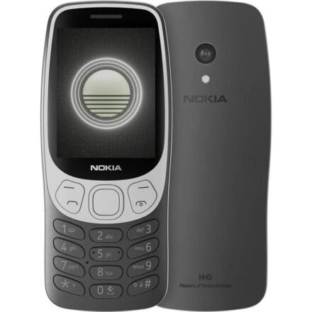 Nokia Nokia 3210 4G (2024) (TA-1618) | Grunge Black | 2.4 " | TFT | 128 MB | 64 MB | Dual SIM | Bluetooth | 5 | Main camera resolution 2 MP NK 3210 (2024)-Black