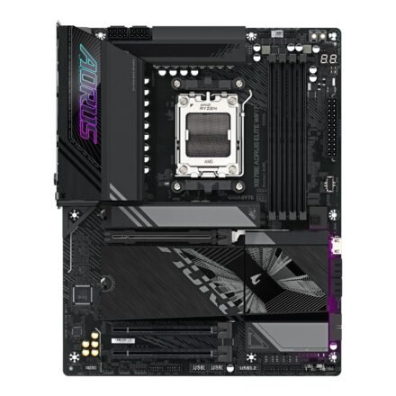 Gigabyte Gigabyte X870E A ELITE WIFI7 | Processor family AMD | Processor socket AM5 | DDR5 | Supported hard disk drive interfaces SATA, M.2 | Number of SATA connectors 4 X870E A ELITE WIFI7