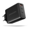 AXAGON AXAGON GaN wallcharger, 3x port (USB-A + 2x USB-C), PD3.0/PPS/QC4+/SFC2.0/AFC/SCP/FCP/Apple, 100W | ACU-DPQ100 ACU-DPQ100