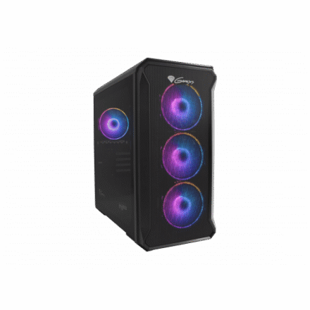 Genesis GENESIS IRID 503 ARGB Pc case, Micro tower, 2xUSB 2.0, 2x Jack, 1xUSB 3.0, Black | Genesis | IRID 503 ARGB | Black | ATX | Power supply included No NPC-1559