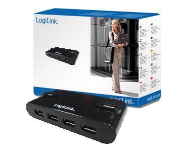 Logilink Logilink | USB 2.0 Hub-4 port whit power adapter UA0085