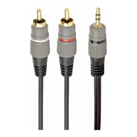 Cablexpert Cablexpert 3.5 mm stereo plug to 2xRCA plugs, gold-plated connectors, 1.5 | CCA-352-1.5M CCA-352-1.5M