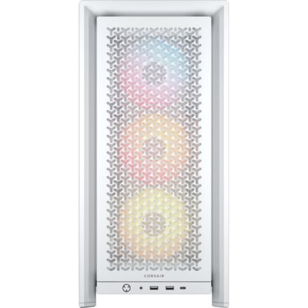 Corsair Corsair PC Case | Frame 4000D RS ARGB Modular | White | Mid-Tower | Power supply included No CC-9011297-WW