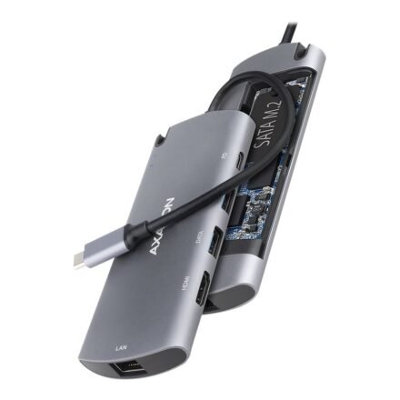 AXAGON AXAGON SuperSpeed USB-C Combo 6in1 Hub | HMC-6M2 HMC-6M2