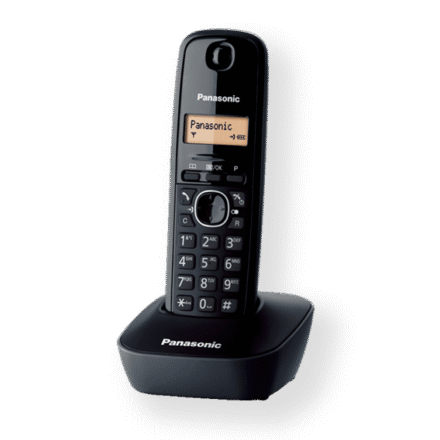 Panasonic Panasonic | Cordless | KX-TG1611FXH | Built-in display | Caller ID | Black | Phonebook capacity 50 entries | Wireless connection KX-TG1611FXH