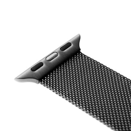 Fixed Fixed | Mesh Strap for Apple Watch 42/44/45/46/49mm | 42 mm, 44 mm, 45 mm, 46 mm, 49 mm | Black FIXMEST-434-BK