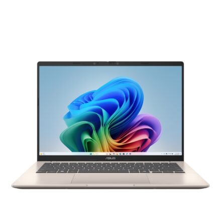 Asus Asus Vivobook 14 X1407QA-LY045W | Platinum Gold | 14 " | IPS | WUXGA | 1920 x 1200 pixels | Anti-glare | Snapdragon X | X1 26 100 | 16 GB | LPDDR5X | Solid-state drive capacity 512 GB | Qualcomm Adreno GPU | Windows 11 Home | 802.11ax | Bluetooth version 5.3 | Keyboard language English | Keyboard backlit | Warranty 24 month(s) 90NB1602-M005R0