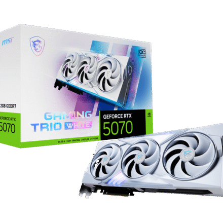 MSI MSI GeForce RTX 5070 12G GAMING TRIO OC WHITE | NVIDIA | 12 GB | GeForce RTX 5070 | GDDR7 | HDMI ports quantity 1 | PCI Express Gen 5 GeForce RTX 5070 12G GAMING TRIO OC WHIT