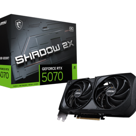 MSI MSI GeForce RTX 5070 12G SHADOW 2X OC Bulk Pack | NVIDIA | 12 GB | GeForce RTX 5070 | GDDR7 | HDMI ports quantity 1 | PCI Express Gen 5 GeForce RTX 5070 12G SHADOW 2X OC B