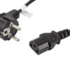 Lanberg Lanberg | CEE 7/7 to IEC 320 C13 Power Cord | CA-C13C-11CC-0018-BK CA-C13C-11CC-0018-BK