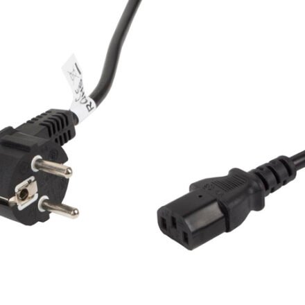 Lanberg Lanberg | CEE 7/7 to IEC 320 C13 Power Cord | CA-C13C-11CC-0050-BK CA-C13C-11CC-0050-BK