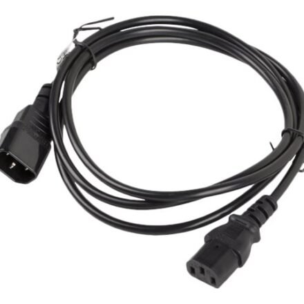 Lanberg Lanberg | IEC 320 C13 to C14 Cable | CA-C13E-10CC-0018-BK CA-C13E-10CC-0018-BK