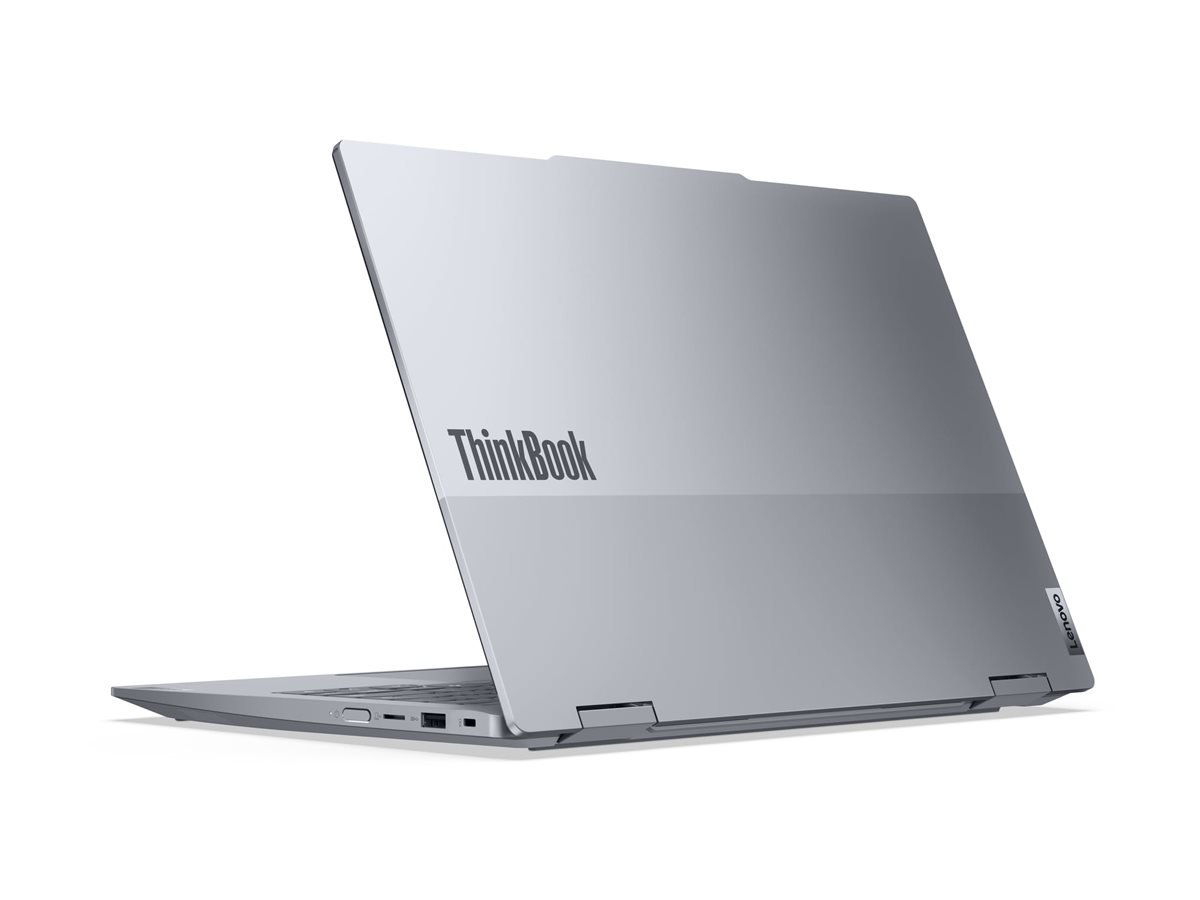 Lenovo Lenovo ThinkBook 14 2-in-1 G5 | Luna Grey | 14 " | IPS | Touchscreen | WUXGA | 1920 x 1200 pixels | Intel Core U7 | 255U | 32 GB | SO-DIMM DDR5 | Solid-state drive capacity 512 GB | Intel Graphics | Windows 11 Pro | 802.11ax | Bluetooth version 5.3 | Keyboard language Nordic | Keyboard backlit | Warranty 24 month(s) | Battery warranty 12 month(s) 21SQ002SMX