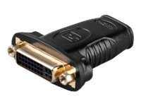 Goobay Goobay | HDMI/DVI-I adapter, gold-plated | 68690 | Black | HDMI female (Type A) | DVI-I female Dual-Link (24+5 pin) 68690