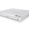 H.L Data Storage H.L Data Storage | Ultra Slim Portable DVD-Writer | GP57EW40 | Interface USB 2.0 | DVD±R/RW | CD read speed 24 x | CD write speed 24 x | White | Desktop/Notebook GP57EW40.AHLE10B