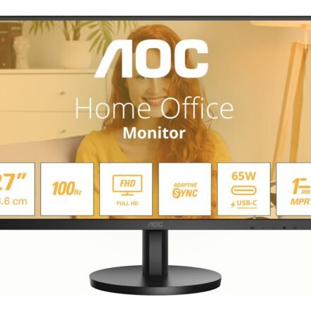 AOC AOC | 27B3CA2 | 27 " | IPS | FHD | 16:9 | 100 Hz | 1 ms | 1920 x 1080 pixels | 250 cd/m² | HDMI ports quantity 1 | Black 27B3CA2