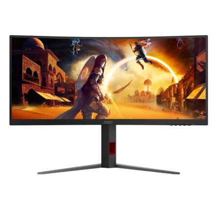 AOC AOC | CU34G4 | 34 " | Fast VA | UWQHD | 21:9 | 180 Hz | 1 ms | 3440 x 1440 pixels | 300 cd/m² | HDMI ports quantity 2 | Black CU34G4