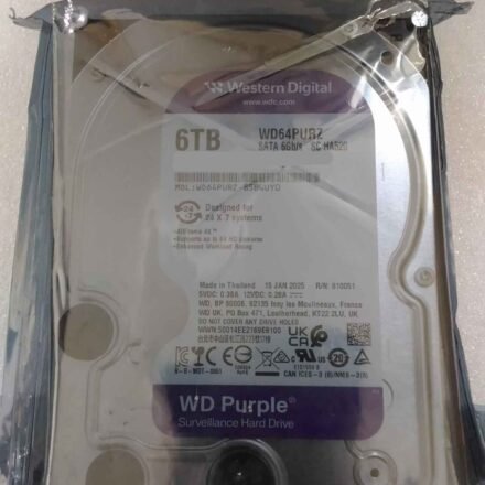 Western Digital SALE OUT. Western Digital Purple WD64PURZ 6TB 3.5" 256MB SATAIII | Western Digital Hard Drive | Purple WD64PURZ | 5460 RPM | 6000 GB | REFURBISHED WD64PURZSO