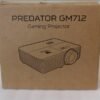 Acer SALE OUT. Acer PREDATOR GM712 Projector, DLP, 4K UHD, 4000lm, 20000/1, HDMI, Black | Acer PREDATOR GM712 | 4K UHD (3840 x 2160) | 3600 ANSI lumens | Black | USED MR.JUX11.001SO
