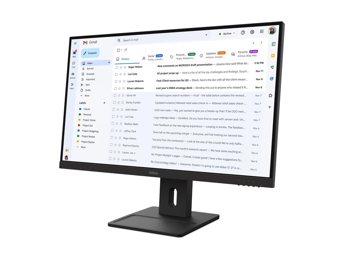 Lenovo Lenovo ThinkVision E27-40 27 1920x1080/16:9/300 nits/DP/HDMI/Black/3Y Warranty | Lenovo 64BCMAT4EU