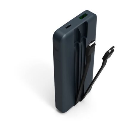 PORT CONNECT PORT CONNECT Powerbank 10 000 mAh - 2 x Built-in Cable | PORT CONNECT 907006