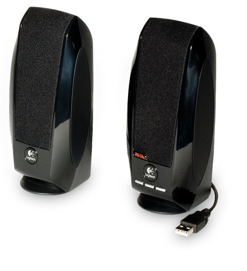 Logitech Logitech | LGT-S150 | Total RMS power: 1.2 watts RMS (0.6 watts per satellite) ; W | Black | 2.0 Stereo Speakers 980-000029