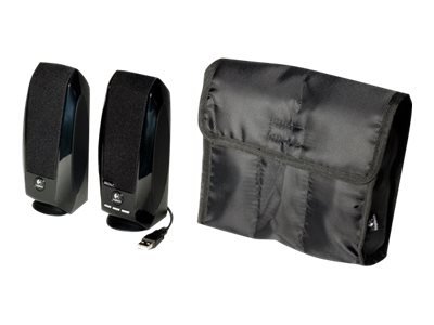 Logitech Logitech | LGT-S150 | Total RMS power: 1.2 watts RMS (0.6 watts per satellite) ; W | Black | 2.0 Stereo Speakers 980-000029