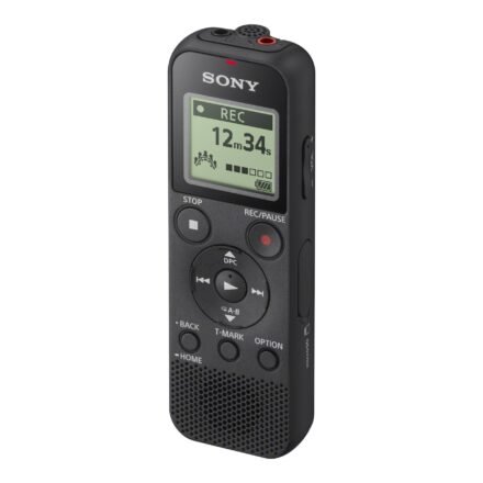 Sony Sony | ICD-PX370 | Black | Monaural | MP3 playback | MP3 | 9540 min | Mono Digital Voice Recorder with Built-in USB ICDPX370.CE7
