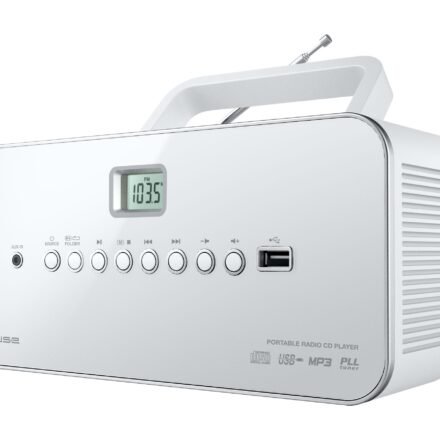 Muse Muse | M-28RDW | Portable radio CD/MP3 Player with USB | White M-28RDW