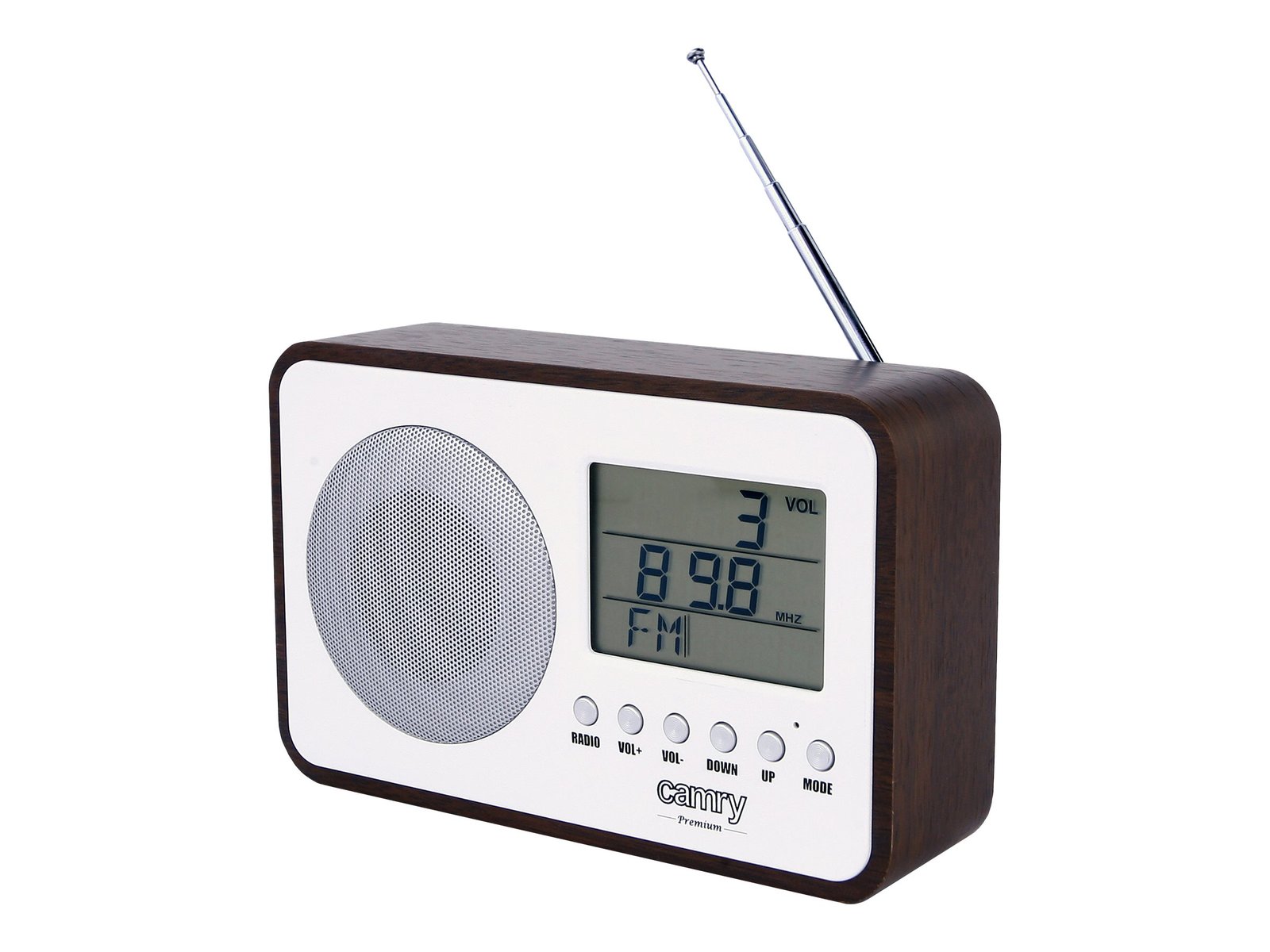 Camry Camry | Digital Radio | CR 1153 | 5 W | White/woden CR 1153