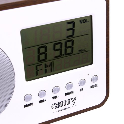 Camry Camry | Digital Radio | CR 1153 | 5 W | White/woden CR 1153