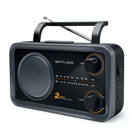 Muse Muse | 2-bands portable radio | M-06DS | AUX in | Grey M-06DS