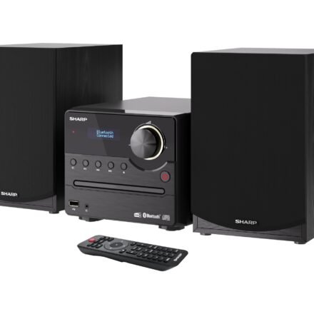 Sharp Sharp XL-B517D(BK) Hi-Fi Micro System, CD/FM/USB/Bluetooth v5.0, Aux-in, 45W, Black | Sharp | Hi-Fi Micro System | XL-B517D(BK) | Black | USB port | AUX in | Bluetooth | CD player | FM radio | Wireless connection XL-B517D(BK)