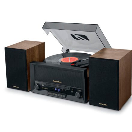 Muse Muse | Turntable Micro System | MT-120MB | Drawer-type CD door | USB port | AUX in MT-120MB