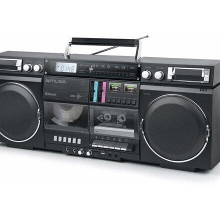 Muse Muse | Ghetto Blasters | M-380 GB | AUX in | Bluetooth | Cassette deck | CD player | Black M-380 GB
