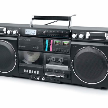 Muse Muse | Ghetto Blasters | M-380 GB | AUX in | Bluetooth | Cassette deck | CD player | Black M-380 GB