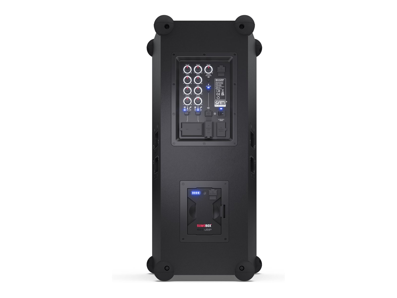 Sharp Sharp SumoBox CP-LS100 High Performance Portable Speaker | Sharp | Portable Speaker | SUMOBOX CP-LS100 High Performance | 120 W | Bluetooth | Black | Portable | Wireless connection CP-LS100