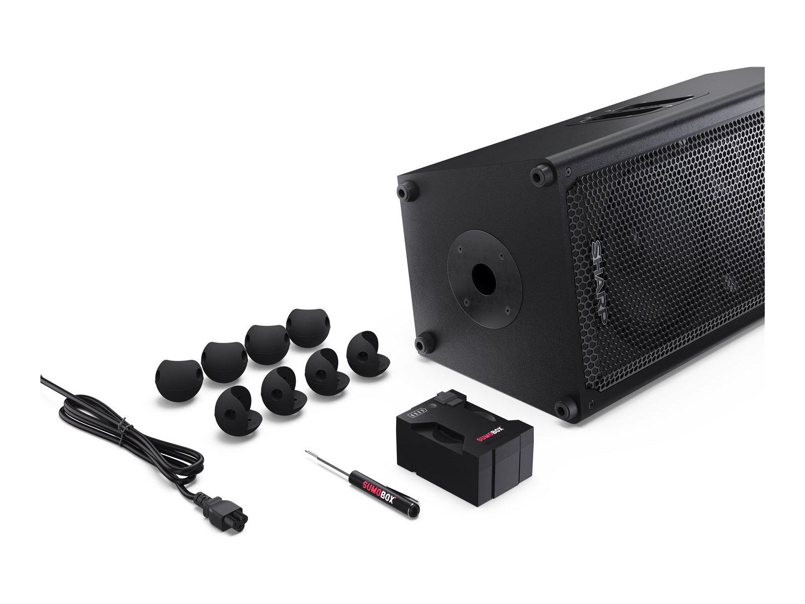Sharp Sharp SumoBox CP-LS100 High Performance Portable Speaker | Sharp | Portable Speaker | SUMOBOX CP-LS100 High Performance | 120 W | Bluetooth | Black | Portable | Wireless connection CP-LS100