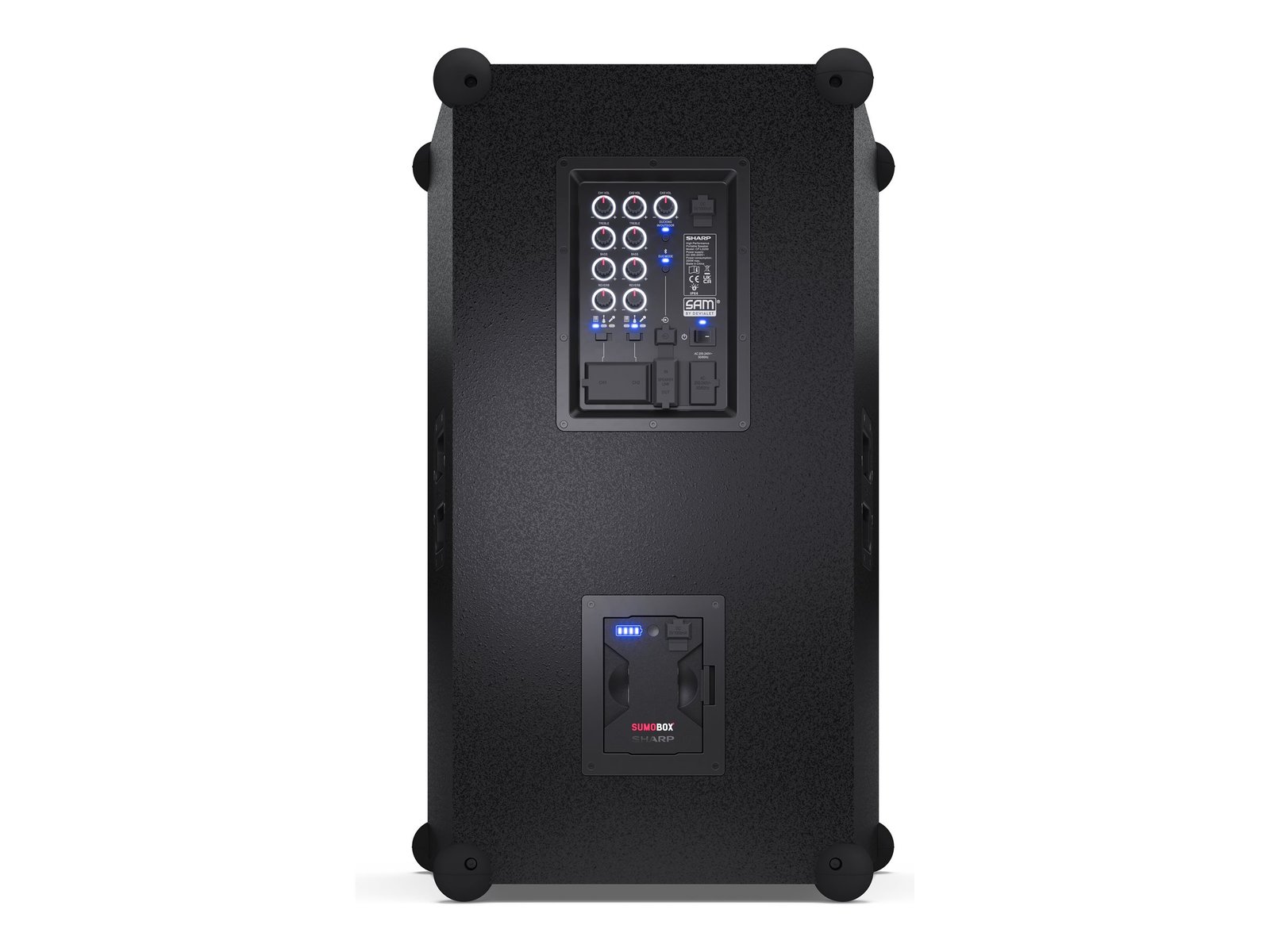 Sharp Sharp SumoBox CP-LS200 High Performance Portable Speaker | Sharp | Portable Speaker | SUMOBOX Pro CP-LS200 High Performance | 200 W | Waterproof | Bluetooth | Black | Portable | Wireless connection CP-LS200