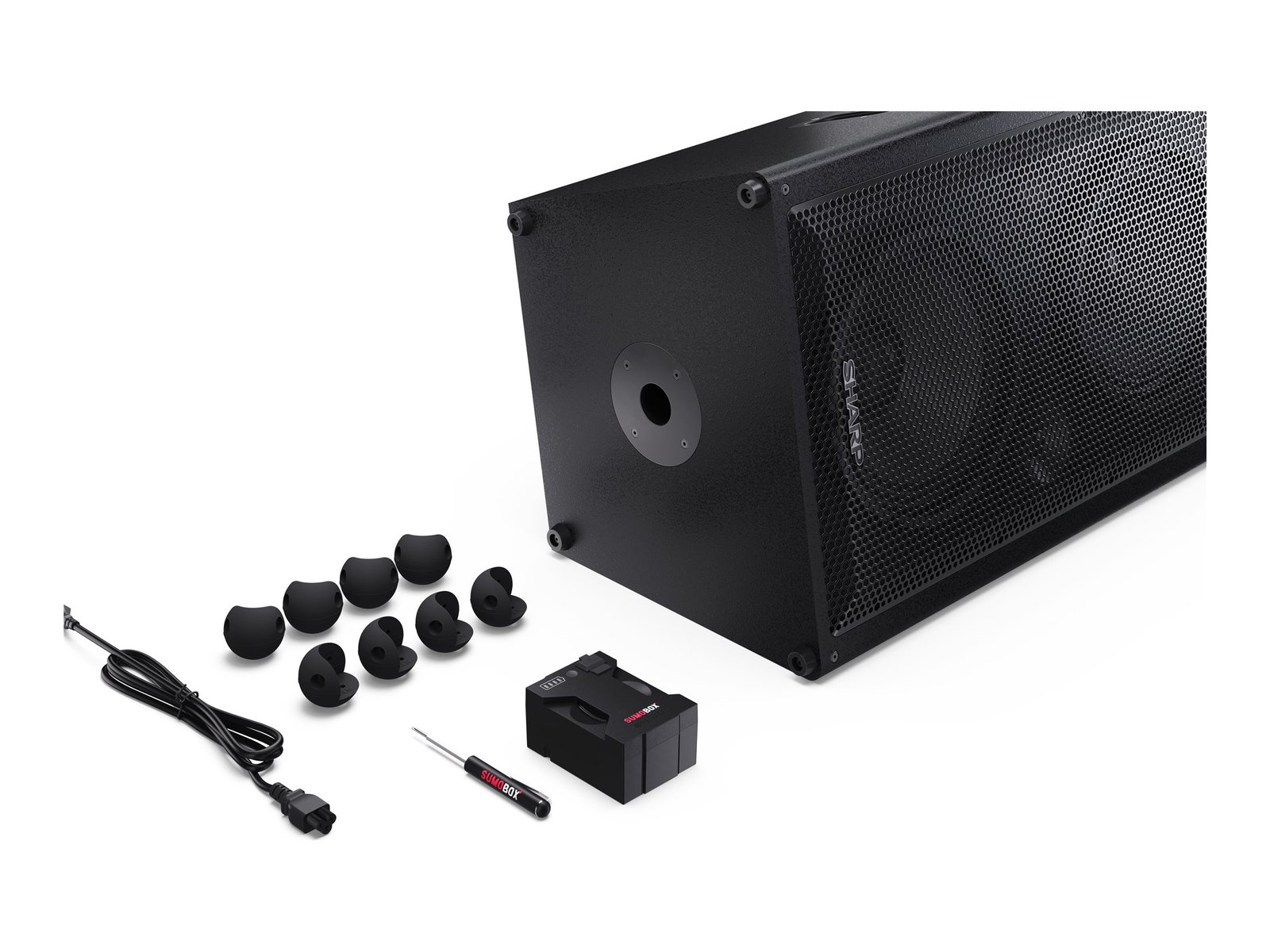 Sharp Sharp SumoBox CP-LS200 High Performance Portable Speaker | Sharp | Portable Speaker | SUMOBOX Pro CP-LS200 High Performance | 200 W | Waterproof | Bluetooth | Black | Portable | Wireless connection CP-LS200