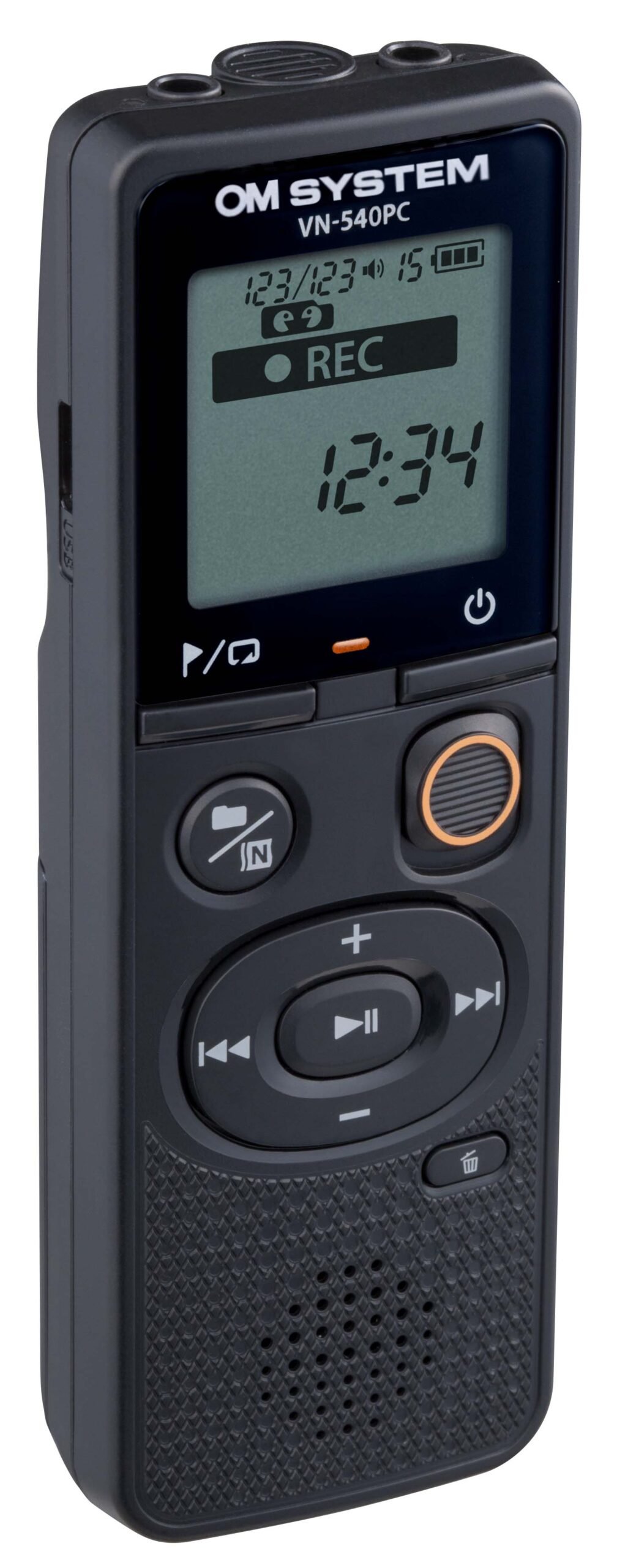 Olympus Olympus | Digital Voice Recorder (OM Branded) | VN-540PC | Black | Segment display 1.39' | WMA V420050BE000