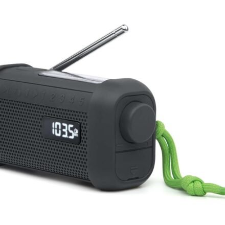 Muse Muse | Portable Solar Radio with Crank and Flashlight | MH-08 MB | AUX in | Bluetooth | FM radio MH-08 MB