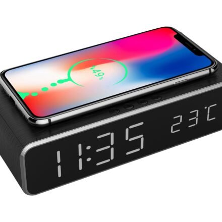Gembird Gembird | Digital alarm clock with wireless charging function | DAC-WPC-01 | Wireless connection DAC-WPC-01