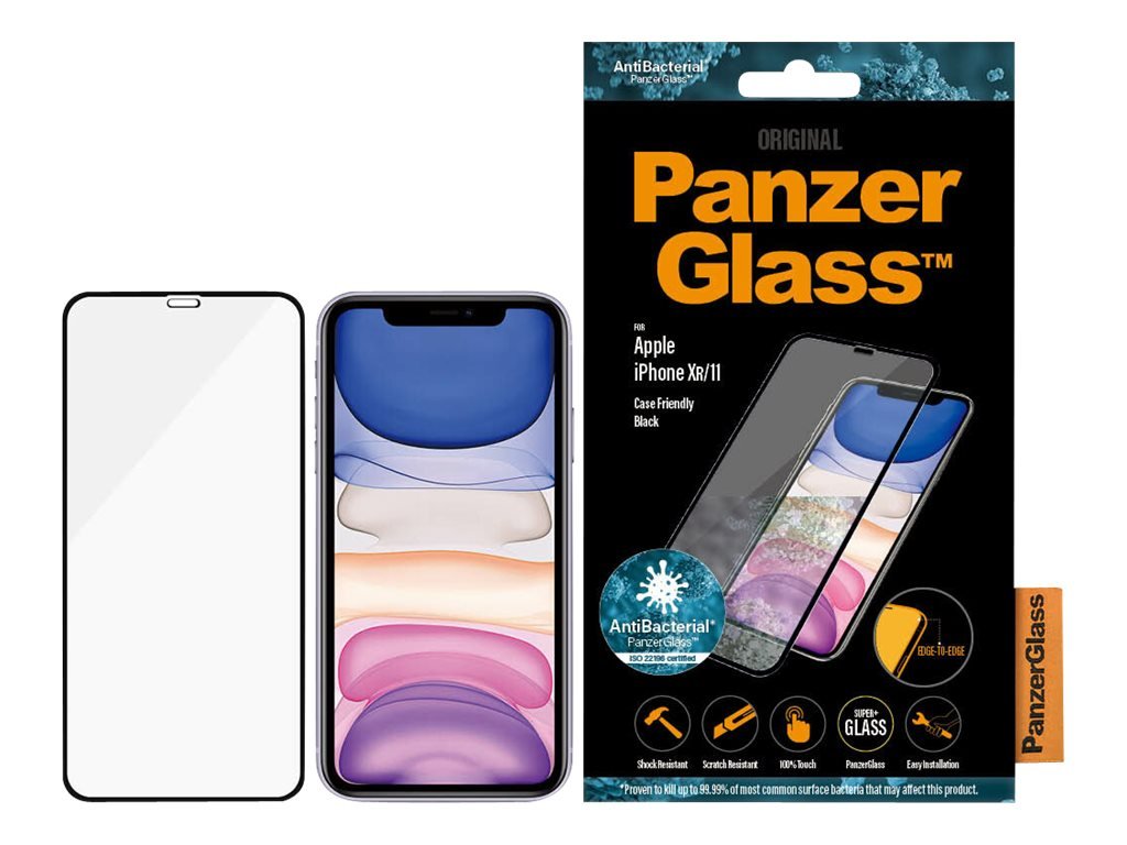 PanzerGlass PanzerGlass Apple iPhone XR/11 Casefriendly,Black | PanzerGlass 2665